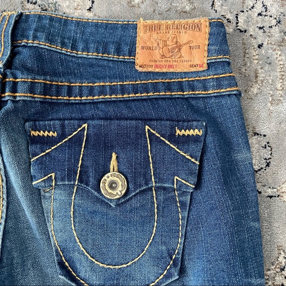 True Religion Becky T Premium Jeans Sz 28 - Picture 5 of 15